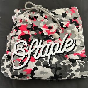 Staple pink camo hoodie